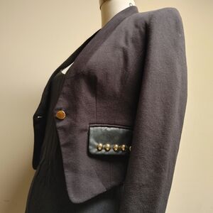 Nicki Minaj Black Cropped Blazer XS